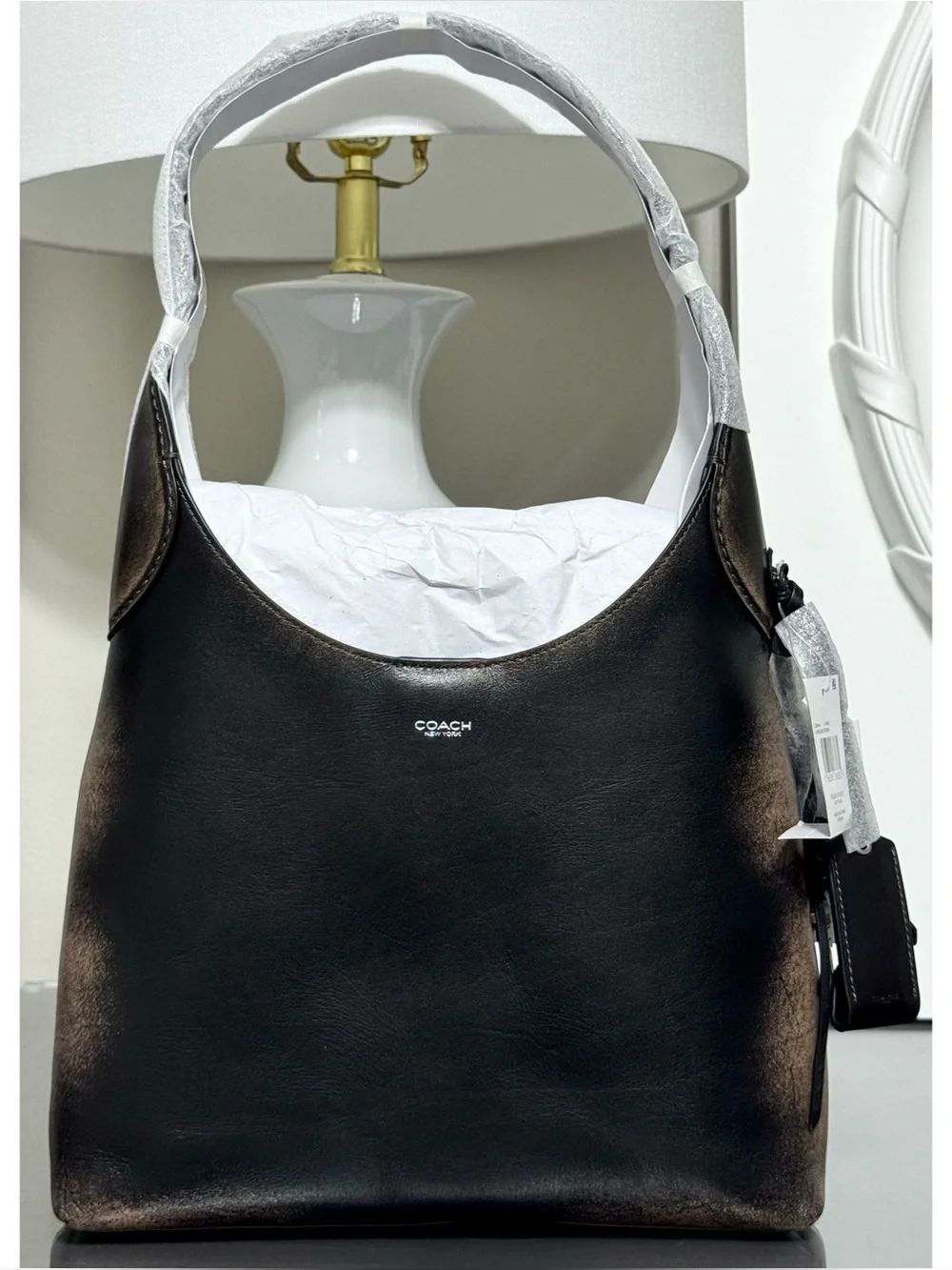 COACH Brooklyn Shoulder Bag 28, LOVED LEATHER